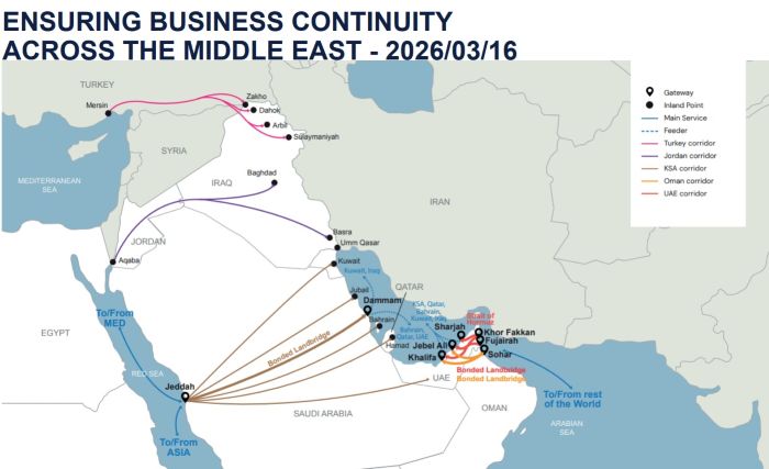 CMA CGM Launches Emergency Routes to Bypass Strait of Hormuz in UAE and ...