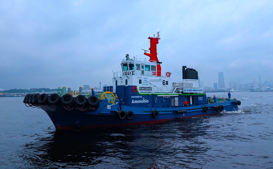 Ammonia-Fueled Tugboat "Sakigake"