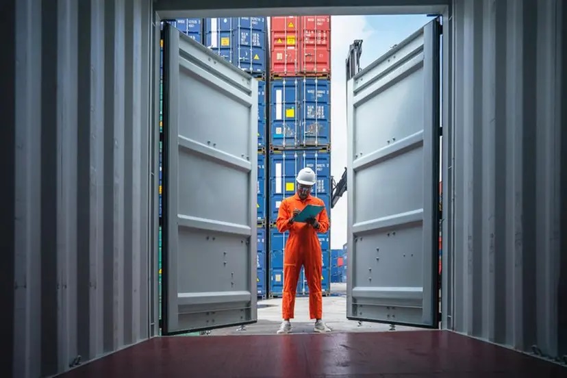 Foreman control loading containers box from cargo freight ship for import export. Getty Images Image used for illustrative purpose Getty Images