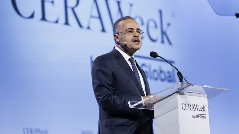 Saudi Aramco president and CEO Amin Hassan Nasser speaking at CERAWeek by S&P Global