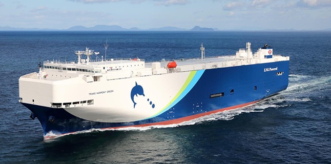 TRANS HARMONY GREEN has begun transporting finished vehicles to Southeast Asia