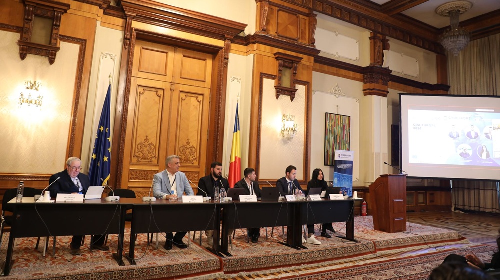 One of the panels at CRA Europe 2026 – Cyber Resilience in Action conference in Bucharest