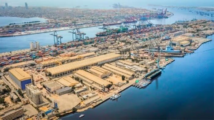Karachi Shipyard, the only domestic shipbuilder, has begun assembly of containership